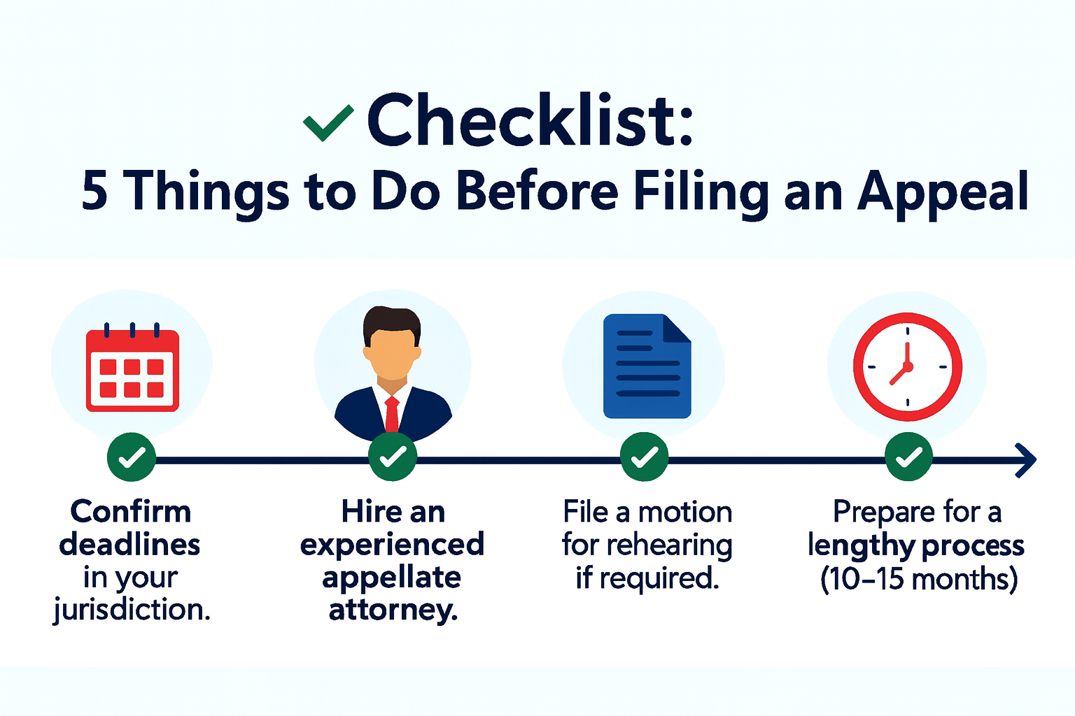 5 Things to Do Before Filing an Appeal