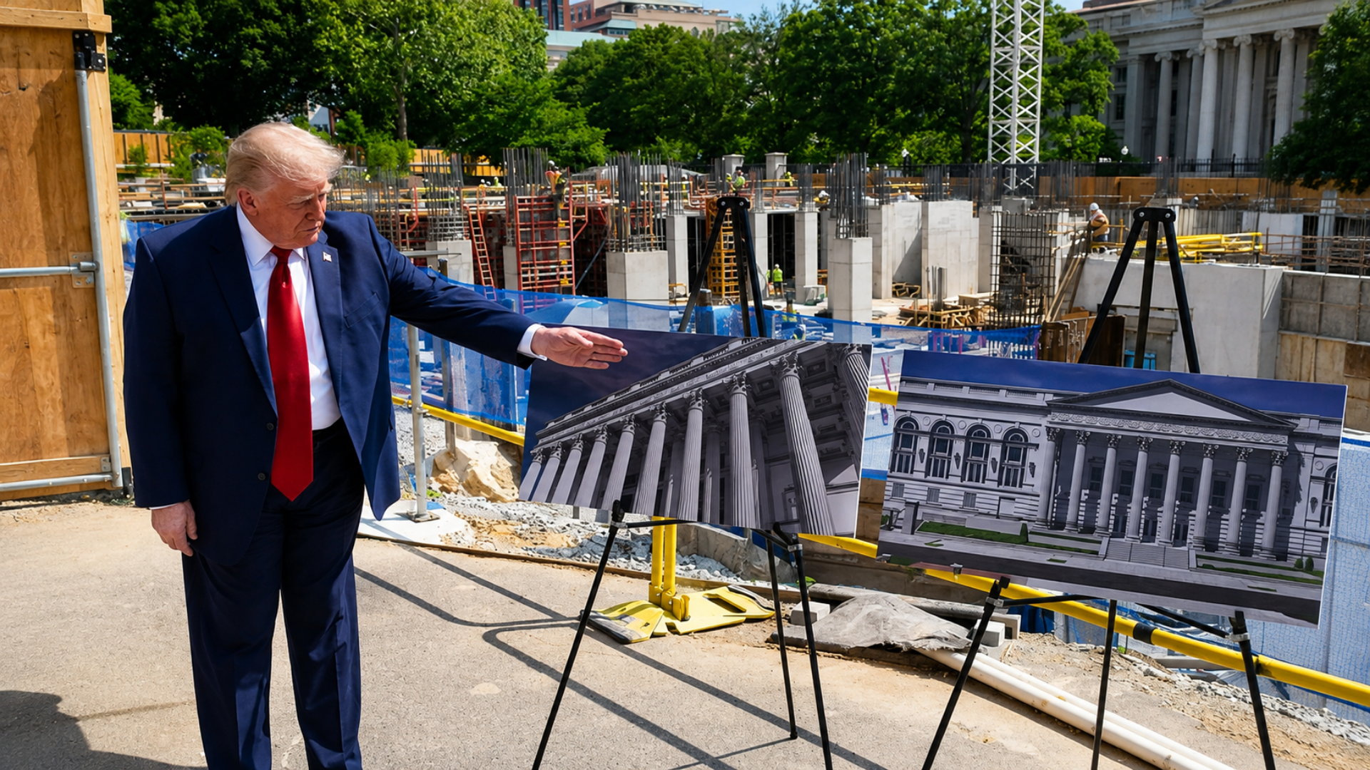 Chief Justice John Roberts temporarily stays injunction affecting White House ballroom construction