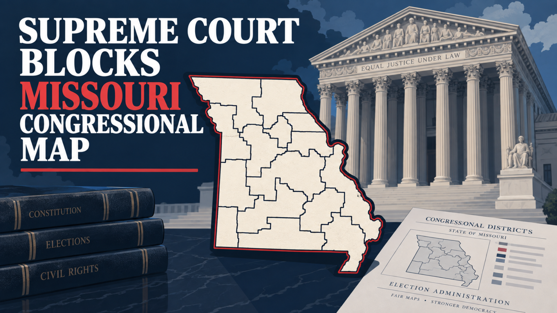 U.S. Supreme Court blocks Missouri’s Republican-backed congressional map from being used in the November 2026 midterm elections