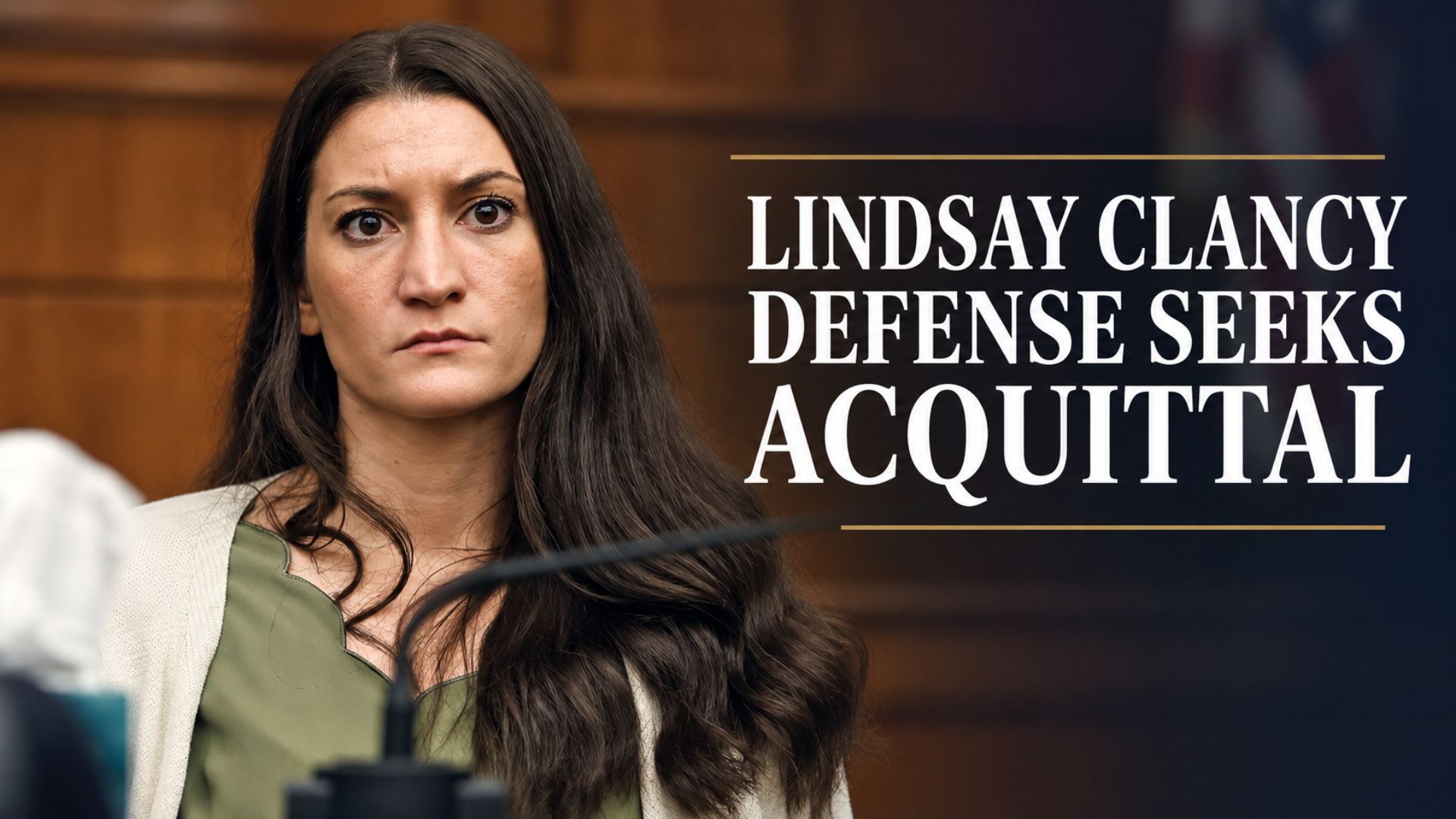 Lindsay Clancy’s defense asks a Massachusetts judge to acquit her after her murder trial ended in a mistrial